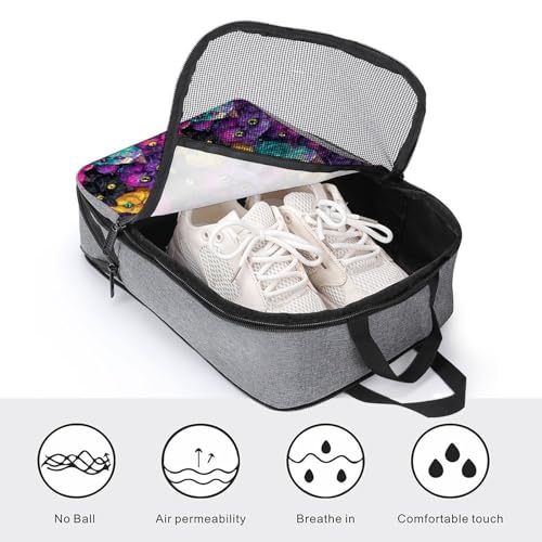 Sac à chaussures de golf pour voyage pour isoler les semelles sales en valise - 4