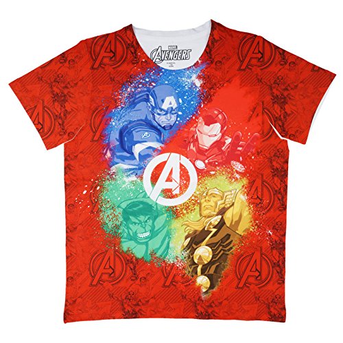 Image of Marvel Avengers by Wear Your Mind Boy's Regular Fit T-Shirt