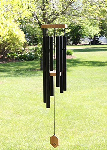 WIND CHIMES FOR PEOPLE WHO LIKE THEIR NEIGHBORS, Soothing Melodic Tones & Solidly Constructed Bamboo/Aluminum Chime, Great as a Quality Gift or to keep for Your own Patio, Porch, Garden, or Backyard. - Thumbnail 2