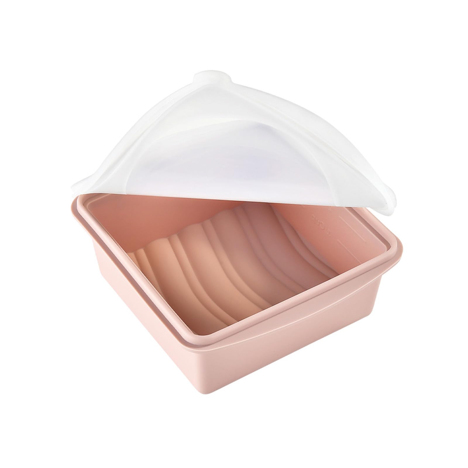NRVTRE Safe Composition Silicose Meal Holder Leak Resistant Flexible Small Ideal for Produce Snacks Leftovers Dishwasher Safe Silicone Box