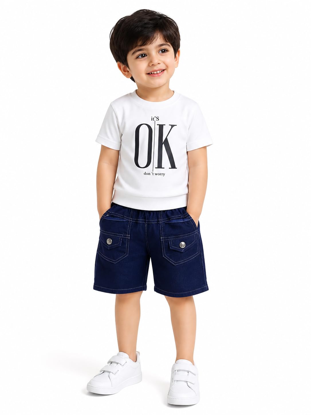 Kitboo Kids Clothes for Boys | 100% Cotton Printed T-shirt and Shorts Kids Dress Boy Set | Comfortable Lightweight Summer Dress for Baby Boy | Stylish Co-Ord Set Casual Wear-image-33