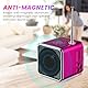 ULTECHNOVO Mini Radio Mit Batterie Td-V26 Mini Drahtloser Musikplayer Stereolautsprecher Mp3 Mp4 Musikplayer für Computer Handy Unterstützung für Micro/U-Disk, Rosig Radiowecker Rosa