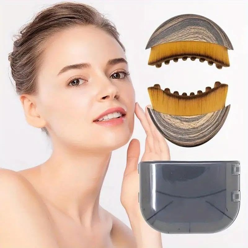 Jawline Definition Massage Brush for Double Chin Reduction & Face Slimming | Lymphatic Drainage Facial Tool for Skin Tightening & Blood Circulation-picture-13