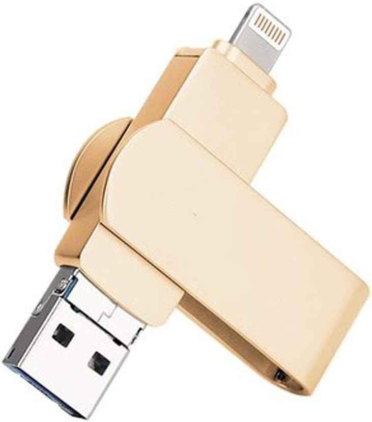 DEjh 16G, 32G, 64G, 64G, 128G, 256G Multi-color USB Drive Memory Stick Multi-function For Iphone Computer To Store Important Files (Color : Yellow, Size : 64G)