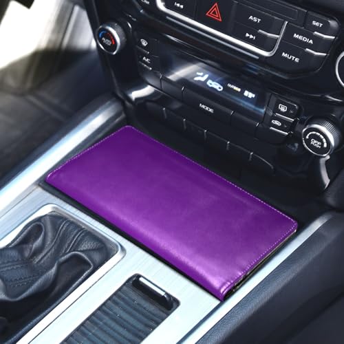 Organizador De Guanteras Piel Morado miniatura 5