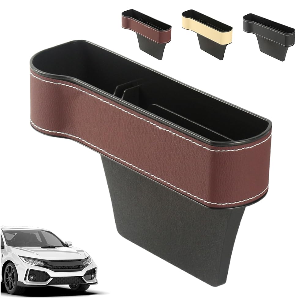 CHUOZI Car Seat Organizer, 2025 Multifunctional Gap Filler for Holding Phone, Sunglasses, Insert Organization Helps Reduce Distracted Driving (2 PCS Black)