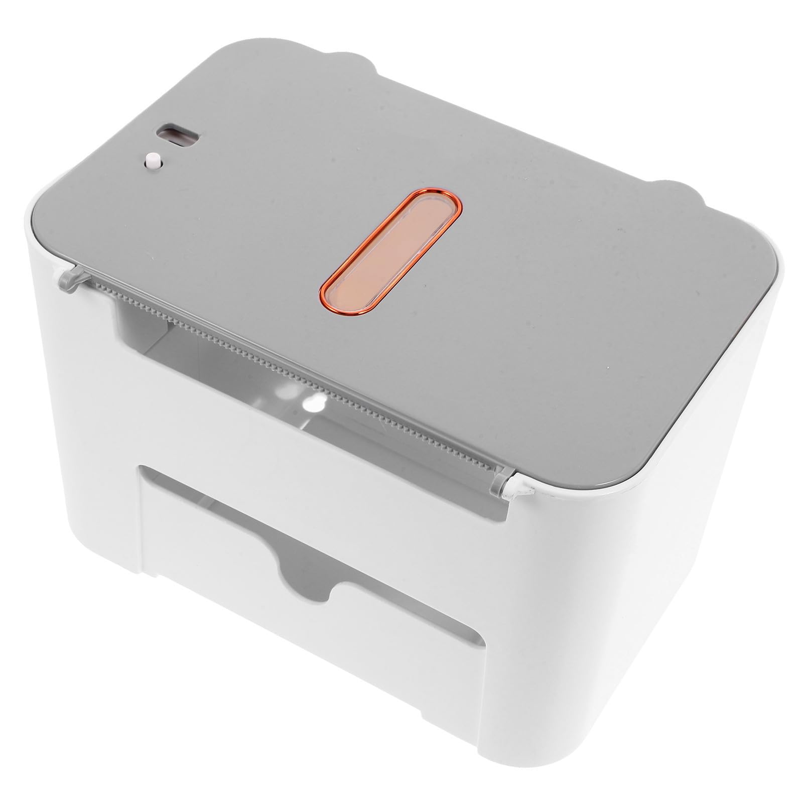 Toyvian Dispensador Automático de Toallas de Papel Soporte de Pared sin Taladro con Sensor de Movimiento Material Abs y Metal, Adecuado para Baño y Cocina