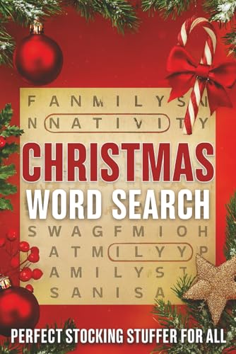 Christmas Word Search for All Ages: 50+ Christmas Puzzles for Rel...