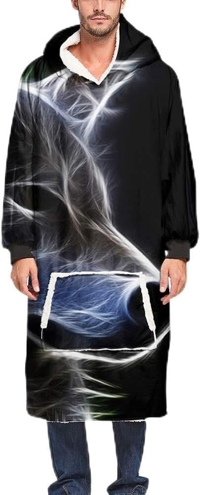 Couverture sweat-shirt loup 3D pour ne plus jamais avoir froid sur le canapé