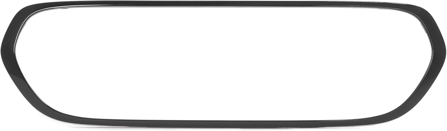 KUAFU Grille Molding Compatible with 2014-2021 BMW Mini Cooper S F55 F56 F57 Replacement for MC1202100 51137300589 MC1202101 Front Bumper Lower Grille Grill Molding Trim Grille Frame- Painted Black