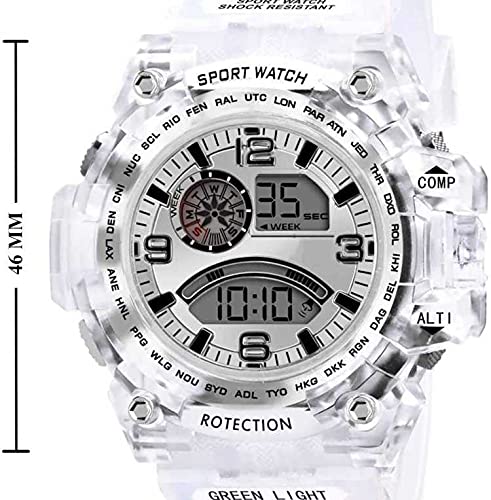 Image of FROZIL Shockproof Multi-Functional Multicolor Strap Waterproof Digital Sports Watch for Men's Kids Watch for Boys