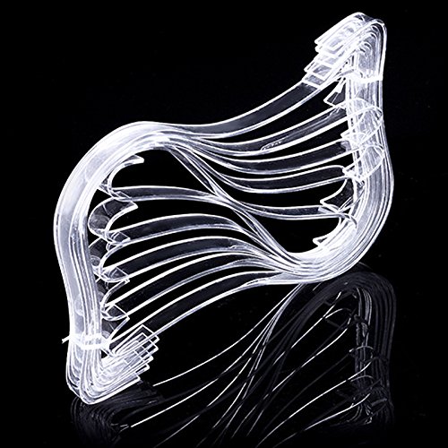 Mollensiuer 20Pcs Clear Sandal Shoe Display Stand Shoe Supports Shaper Forms Inserts For Shoe Store Retail Shop Or Home Display Storage Use thumb #4