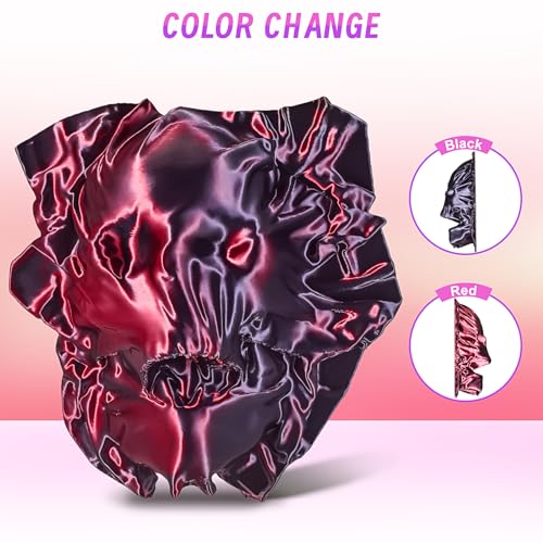 Image of ERYONE Silk Filament PLA+ 1.75mm Shiny 3D Printer Filament, Multicolor PLA 2 in 1, 1kg (2.2LBS) /Spool, HS Silk Dual Color Black & Red