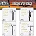 Peaka Pro Tree Swing Hanging Straps (Set of 2) – Adjustable 4FT to 7FT Extra-Long Hammock Straps Heavy-Duty Holds 4000+ LBS | Waterproof, Safety Lock Carabiners & Finger Pinch-Safe Cover