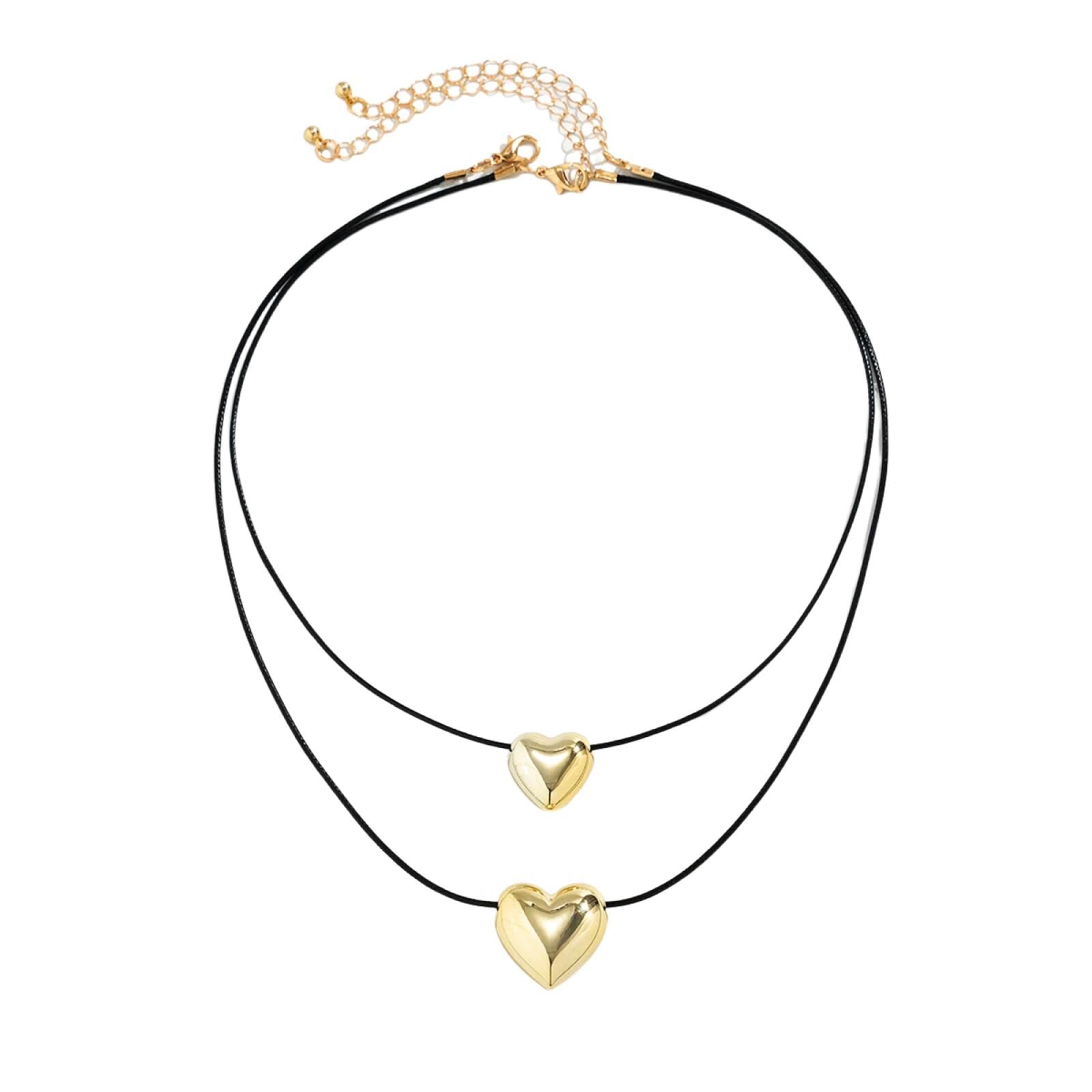 Collar para hombre de cuerda de cera negra como joyería de regalo de aniversario 7