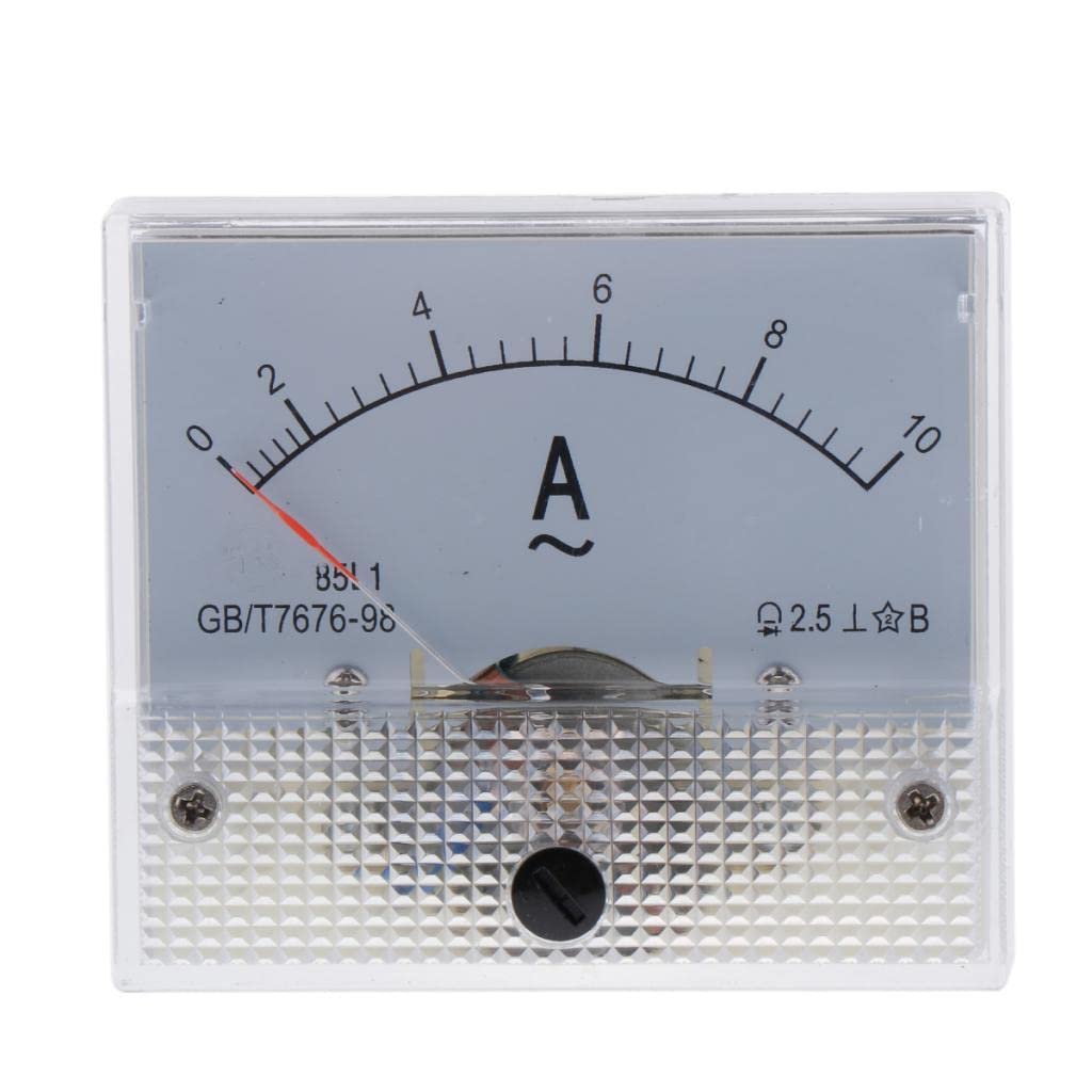 accurate 85l1 ac analog panel ammeter gauge ampere current meter 0-10a