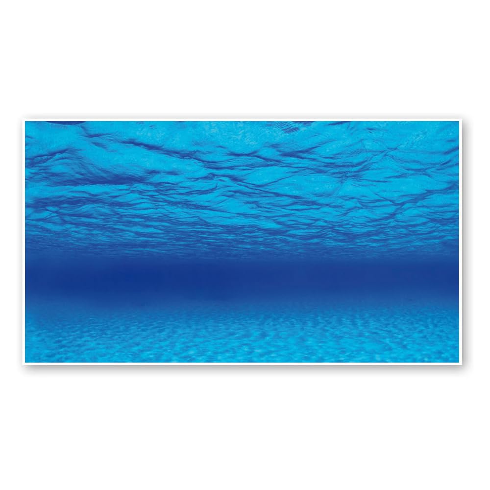 AMTRA MYSTIC - Sfondo in poster per acquario, decorazione dell'acquario, poster decorativo con doppia stampa, formato 45x100cm