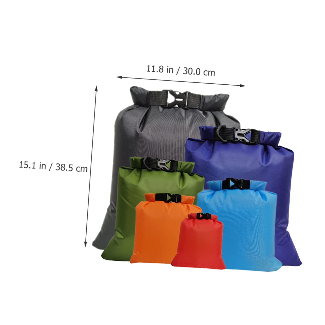 Toddmomy 2 Set Borse Impermeabili Sacche Leggere E Resistenti Per Attività Per Camping E Backpacking 6 Pezzi * 2