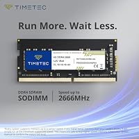 Timetec 8 GB Kit (2x4 GB) DDR4 2666 MHz (PC4-2666V) PC4-21300 SODIMM – Non-ECC Unbuffered, 260-Pin, 1,2 V, CL19, Speichermodul für Laptops, Notebooks, Mini-PCs und All-in-One-Computer – Ansicht 2