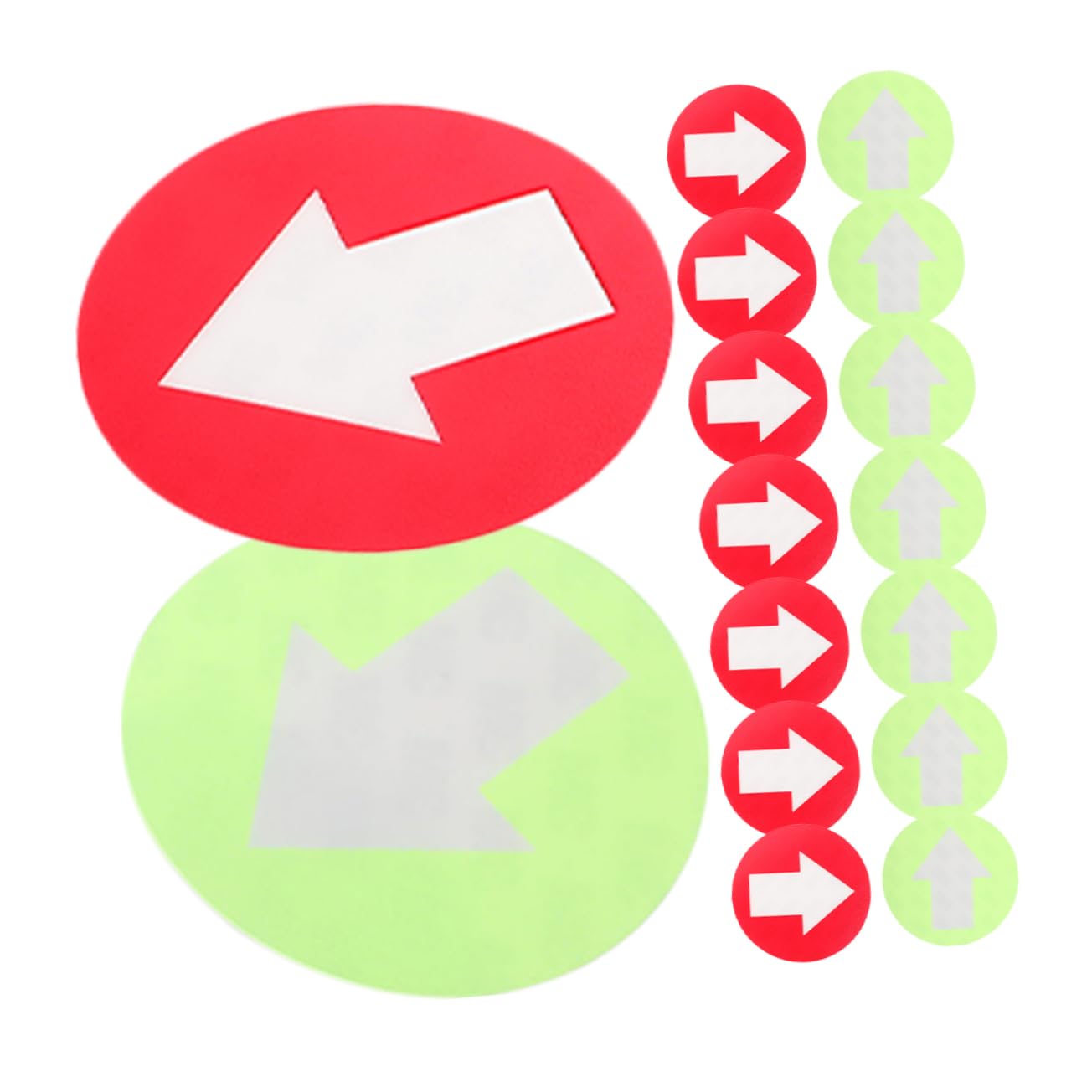 BESPORTBLE Richtungsaufkleber Reflektierende Markierung Gartenschild Camping-jagdmarkierungen Reflective Directions Pfeilrichtungsmarkierung Selbstklebender Pfeilmarker