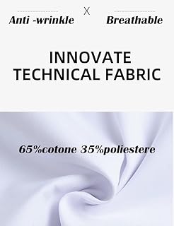 QICEDER Camice Laboratorio Chimica Ragazzo, Camici Bianco Laboratorio Uomo,Donna,Camicia Lunga Unisex Cappotto Sanitari per Studenti di Scuola, Ospedale, Medico, per Studenti di Arte (Uomo, M)