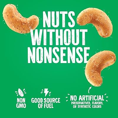 Emerald Nuts, 100 Calorie Packs, 7 Count, Salt & Pepper Cashews, 4.34 Oz