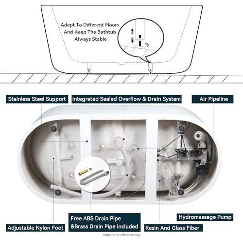 Luxury Bathtub Whirlpool Massage System