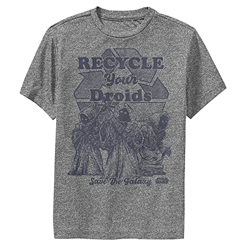 T-shirt Star Wars garçon Green Bin résistant aux jeux de récréation