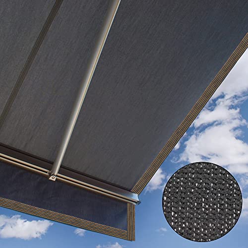 Image of winemana 70% Black Shade Cloth, 10 x 12 FT Durable Mesh Tarp with Grommets, Resistant Garden Sun Shade Netting with Taped Edge for Plant Cover, Greenhouse, Patio, Tomatoes, Chicken Coop, Barn Kennel
