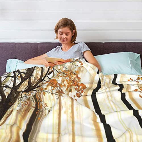Couverture de climatisation réversible et plaid de lit doux imprimé - 7