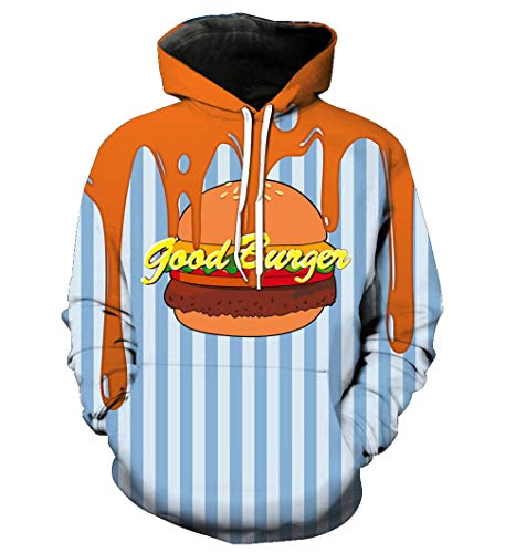 SWAG Hipster Burger sweater woman lovers cloth hip hop hipster hoodie long sleeve for men with designs L Grey