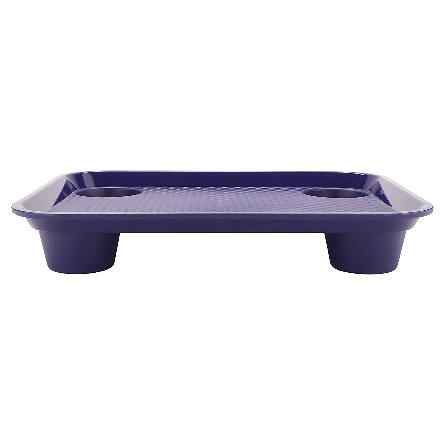 GET FT-20-CB - Bandeja apilable sin BPA, 17 x 14 pulgadas, azul cobalto (juego de 12)