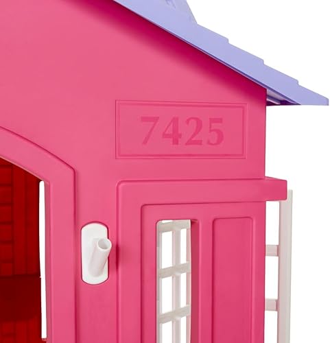 Miniatura 3 de Little Tikes Cape Cottage Casa de Juegos de Princesa de Fantasía para Niños, Interior y Exterior, con Puertas y Ventanas Funcionales, para Niños Rosa