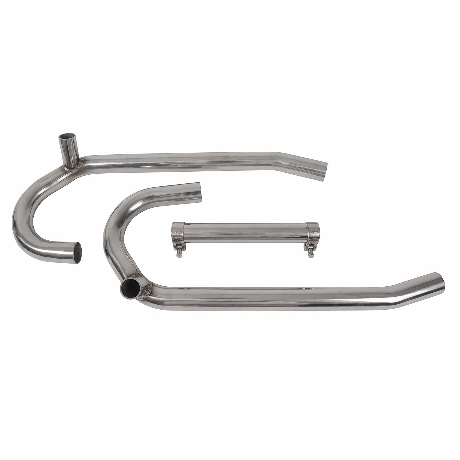 Collettore di Scarico Anteriore in Acciaio Inossidabile per Moto Cafe Racer da 38 Mm per B&MW R75 R80 R90 R100 Silenziatori
