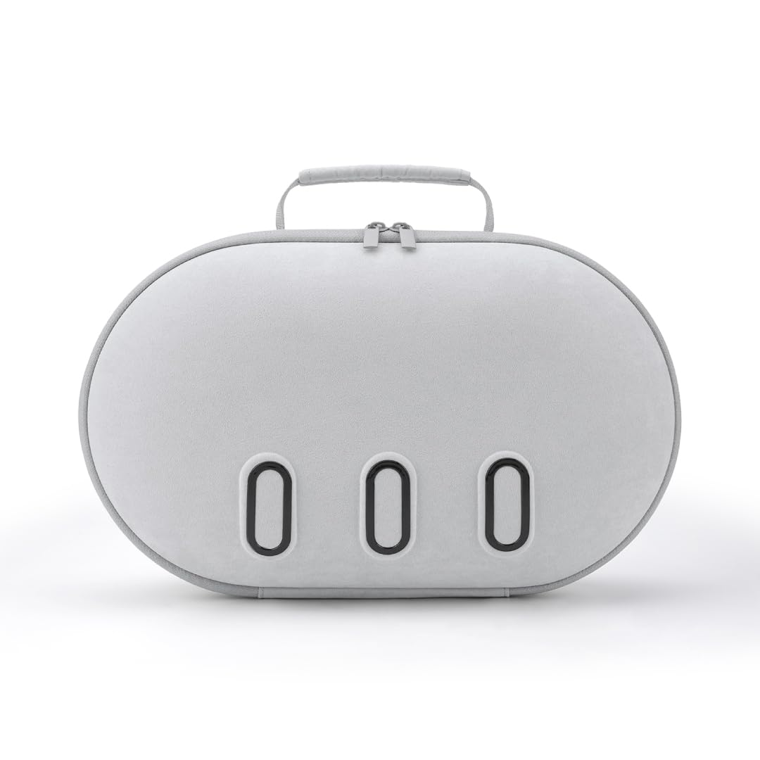 All in One Pebble Carry Case Compatible with Meta Quest 3