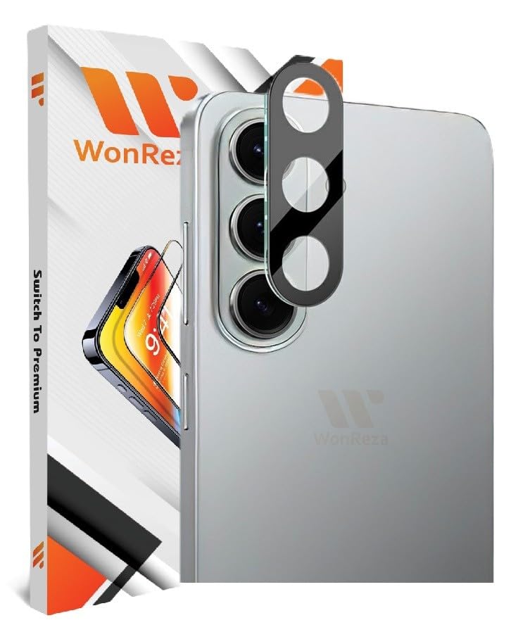 Image of Pack 1- Back Camera Glass Protector Compatible with Samsung Galaxy S26 5G [3D Premium] Camera Glass Protector (Black)