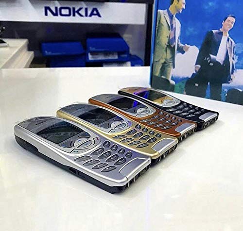 Outfit Factory Unlocked 6310i 2G GSM Tri-Band Bluetooth Classical Refurbished Cellphone (Gold with Battery and Charger)