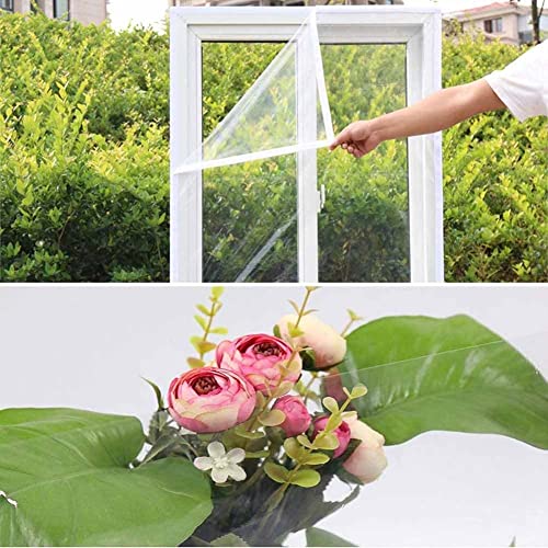 PVC Isolierfolie 95x100cm Transparent - Wiederverwendbarer Kälteschutz Für Fenster