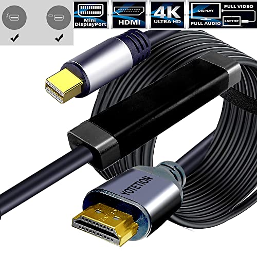 Câble mini DP vers HDMI actif 4K60Hz de 9,5 m avec puce IC - 7