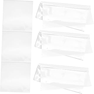 Homoyoyo 90 Peças Saco De Proteção De Registros Acessórios De Pvc Discos De Vinil Chiodos Mangas De Discos De Vinil Bolsa De Discos De Vinil Protetor De Discos De Vinil Plástico Capa De