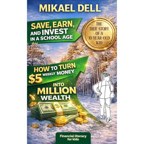 Financial literacy for kids: How to turn 5 dollars weekly money into million wealth Audiobook By Mikael Dell cover art