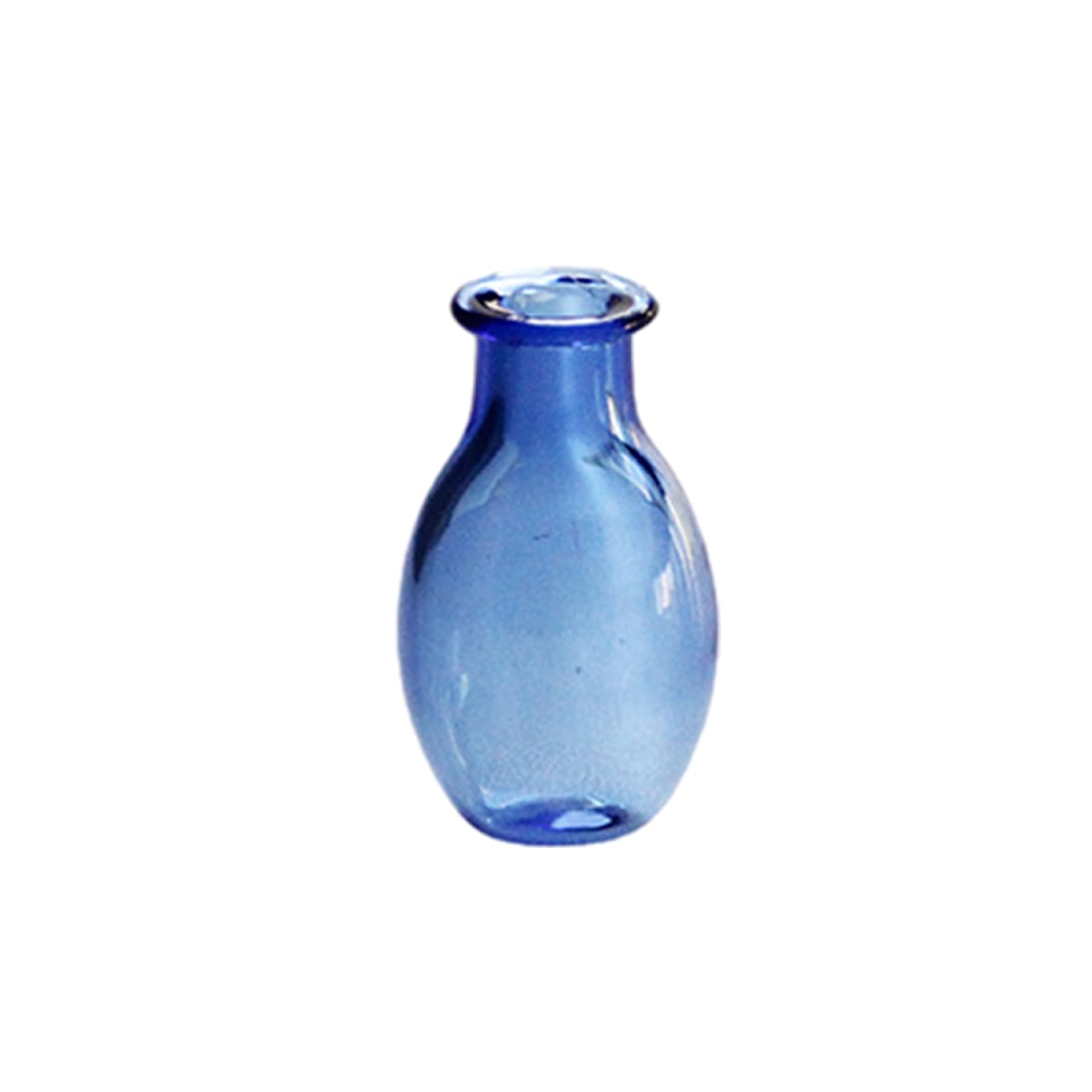 anwhriet Mini Glass Vase Refrigerator Magnet, 3D Decorative Flower Holder for Fridge, Aesthetic Kitchen Decor, Small Magnetic Plant Vase for Office Locker, 2.8cm x 1.7cm D