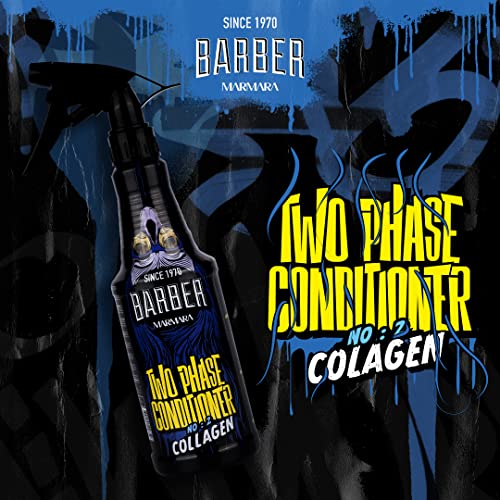 BARBER MARMARA Two Phase Conditioner Men's No.2 Collagen 500 ml Leave in Hair Care Men Anti Split Ends Hair Perfume Spray Treatment Detangling Spray Leave in Conditioner Spray Men - Image 3