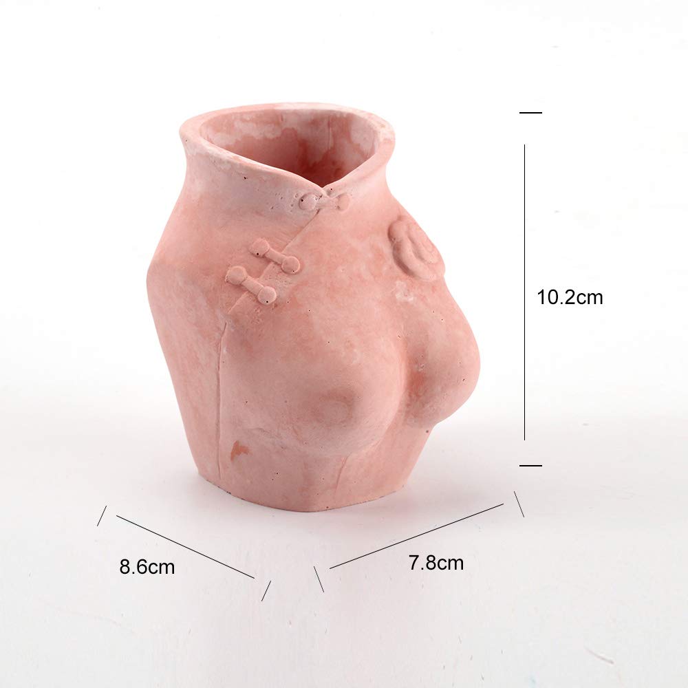 NICOLE Body Flower Pot Mold Concrete Silicone Mould The Human Body Art Home Decor
