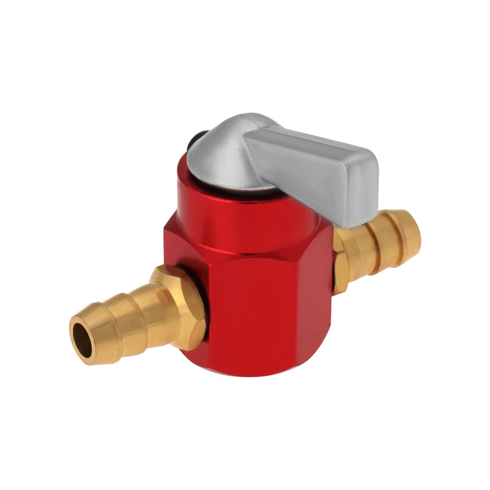 1PC Fuel Tap 8mm Metal Inline Petrol On-Off Fuel Tap Switch for Motorcycle On-off ATV Scooter Fuel Petrol Tap Switch Petrol Gas Fuel Tap Petcock Valve Red