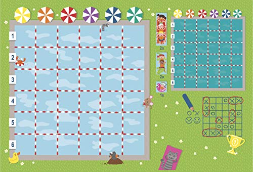 Haba Floaty Fight - A Compact Magnetic Travel Game - Silly Tile Placement For Ages 5 And Up - Will You Hit Or Miss Your Opponents Floaties? #TOP2