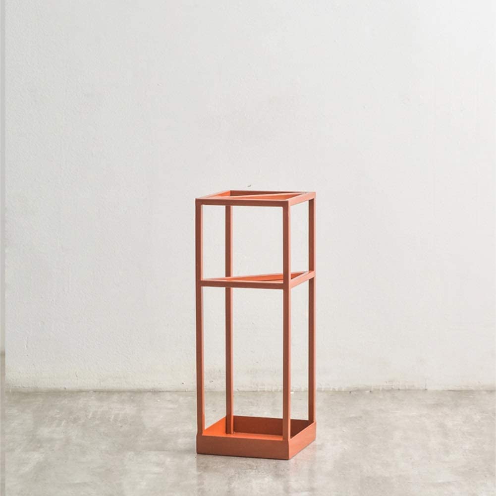 XDLEDMKIZ Umbrella Rack Stand, Umbrella Holder,Umbrella Stands Umbrella Stand Orange Wrought Iron Creative, Home Hotel Lobby Umbrella Bucket