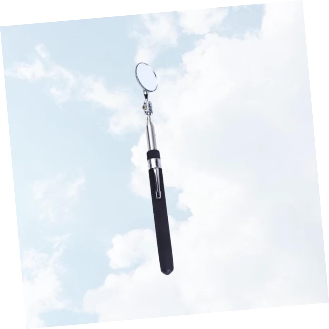 CHILDWEET 5cm Telescopic Folding Inspection Mirror Universal Automotive Retroreflector Random Accessories Extendable Car Maintenance Tool