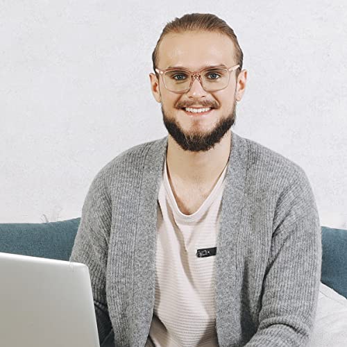 Image of Cyxus 2023 Acetate Square Eyeglasses Frame Women Men Clear Lens Blue Light Blocking Glasses Eyewear Computer Glasses