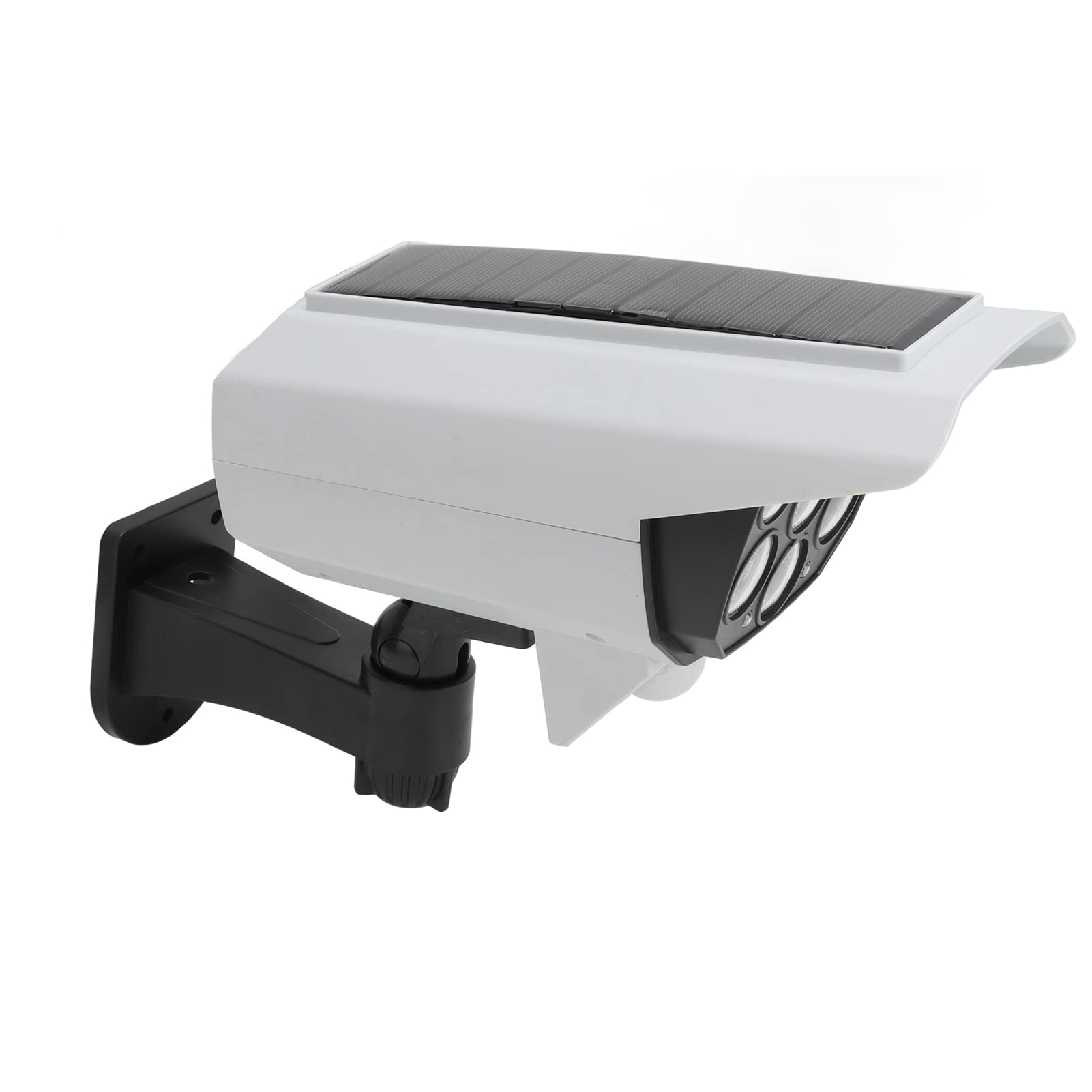 Lumière de Moniteur de Caméra Factice, Caméra de sécurité à énergie Solaire Fausse Surveillance sécurité Lumière Solaire LED Simulation Haute luminosité, Caméras de Surveillance